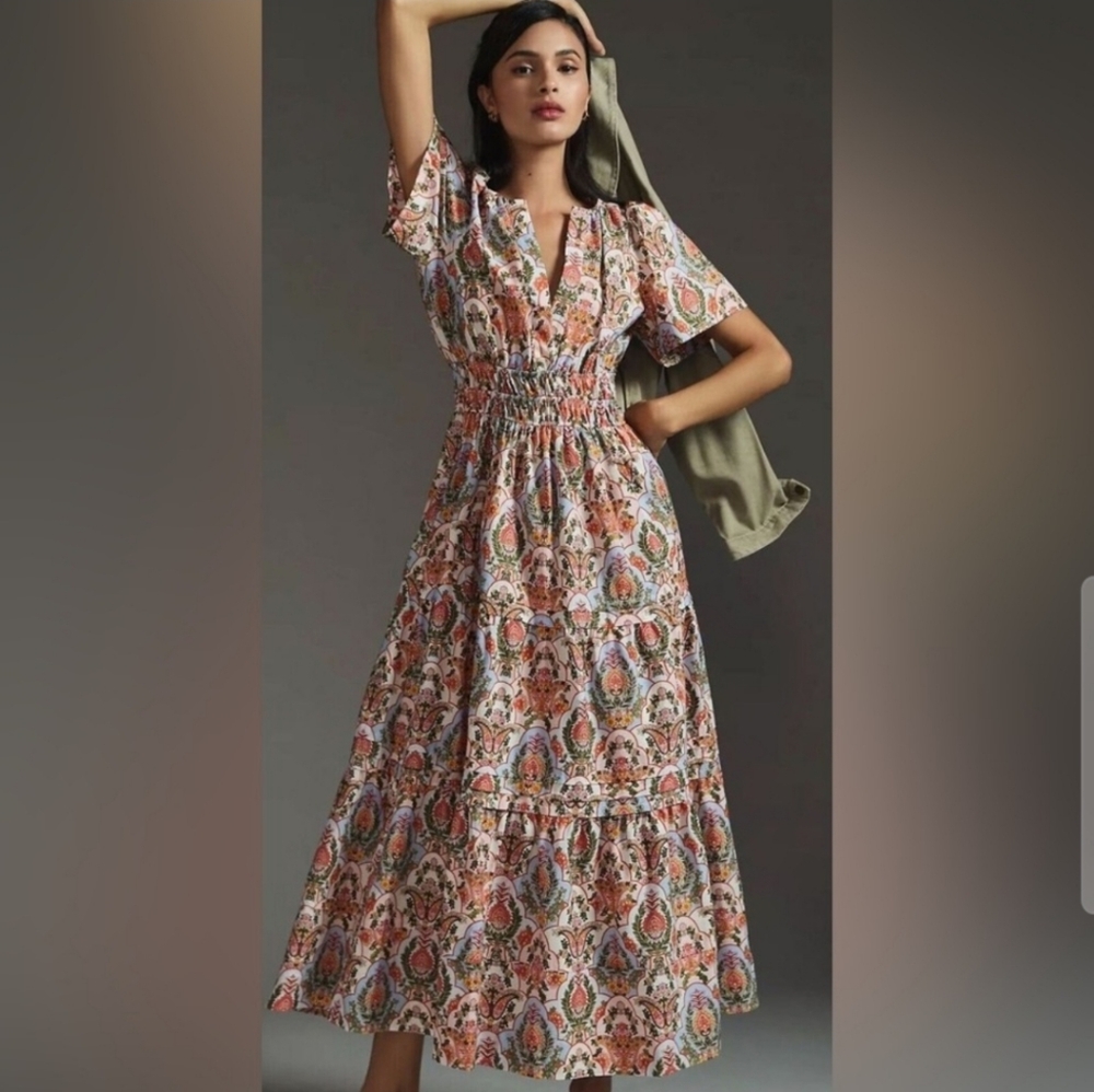Anthropologie Somerset Maxi Dress Sz M